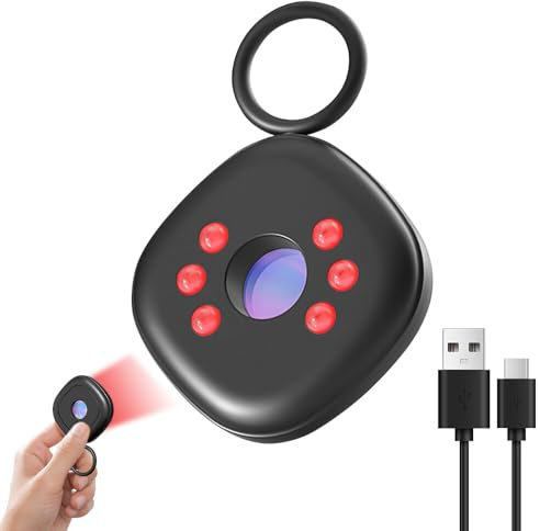 AVCXEC Versteckte Kamera Detektoren, Mini Kamera Detektoren mit Infrarotsichtgeräten, Kamera Finder Detektor, Mini Detektor Kamera Finder LED Gerät Detektor, Hidden Camera Detector für Büro, Hotels