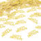 200 pcs Gold Happy Birthday Confetti, Gold Table Decorations for Birthday Parties,Table Scatter Confetti for Festive Celebrations