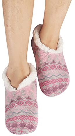 kosopse Mikrowellen Socken Warme Haushaltssocken für den Innenbereich Häkeln Socken