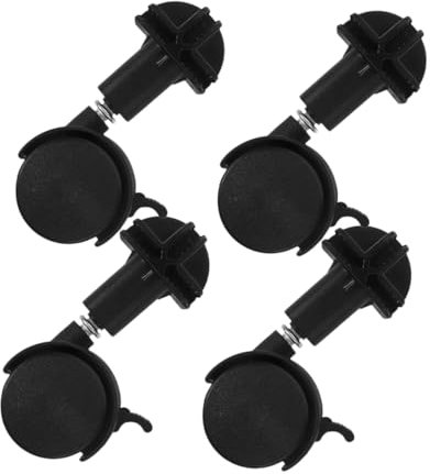 Toyvian Kinderwagenräder Ersatz 4 Stück Lenkrollen Aus Robustem Kunststoff Mit Kugellager Geräuscharm Vielseitig Für Kinderwagen Und Möbel