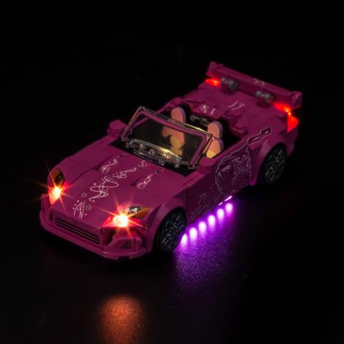 Led Light Set Compatible with Lego 77241 2 Fast 2 Furious Honda S2000 (No Model), Decoration Lighting Set Compatible with Lego 2 Fast 2 Furious Honda S2000 Creative Toys