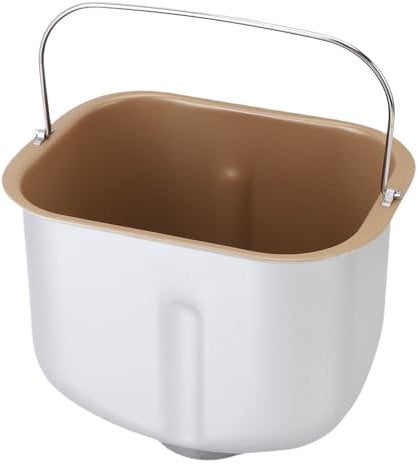 Nurnesy Bread Machine Baking Bucket Bread Maker Inner Replacement Part Stainless Steel Non Stick Coating Easy to Durable for Home Commercial Bakeries