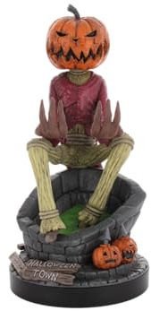 Cableguys The Nightmare Before Christmas Figurina gaming Jack Re delle Zucche - Supporto per controller o smartphone - Cavo USB incluso - 20 cm