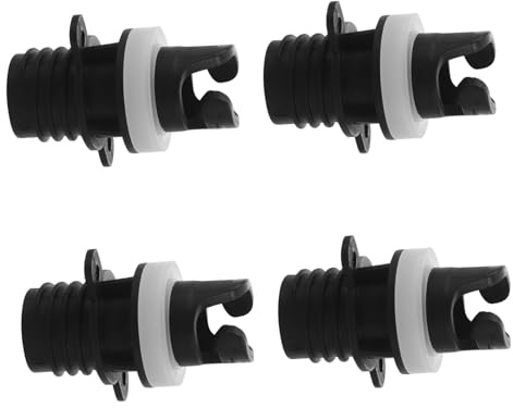 SOPOTUTU 4pcs Paddle Board Pump Adapter Set Air Pump Adapter for Inflatables Kayak Valve Connector High-efficiency Compatible Inflatable Boats and Paddleboards