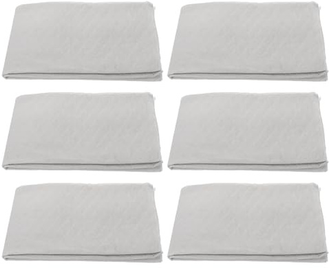 Homoyoyo Lot de 6 Coussinets Absorbants D'huile pour Hotte Cuisine, Feuilles Découpables 90 X 45 Cm, Papier Filtrant Anti-graisse, Tapis pour Cuisson et Pâtisserie