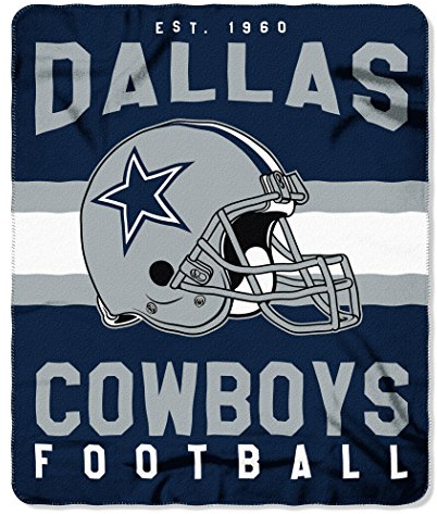 Northwest The Company Offiziell lizenzierte NFL Dallas Cowboys Fleecedecke, einzeln Bedruckt, 127 x 152,4 cm, Mehrfarbig