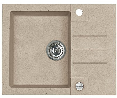 ALVEUS Einbauspüle ROCK 30 | Algranit beige | 59,5 x 47,5 cm | universal | 1 Stück