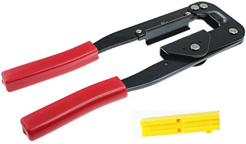NUZAMAS IDC Crimper 214 Crimpzangenwerkzeug, für Flachbandkabel und IDC-Steckverbinder PC-Zubehör (240 mm)