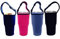 4 Pack Tumbler 30oz Carrier Holder Pouch with Shoulder Strap for 30 oz Insulated Tumbler Coffee Cup, Neoprene Sleeve with Carrying Handle(Black,Blue,Pink,Navy)