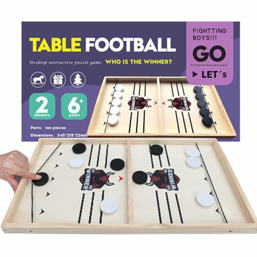 VALICLUD Stilvolles Schnelles Sling-Puck-Spiel -Spiele Spielzeug-Desktop-Kampf