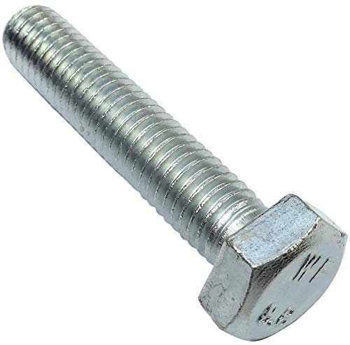 AERZETIX - C47325 - Satz von 50 stück - bolzen schrauben sechskantschrauben M8x40 - mit sechskantkopf - Ø8x40mm - DIN 933 - klasse 8.8 - aus verzinktem stahl - heimwerken - montagewerkzeug eisenwaren