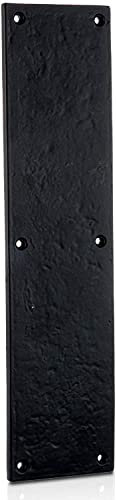 Ironmongery Solutions® It’s a Black Antique Finger Plate - Coated with Black Antique. Suitable for Doors. 300x75mm