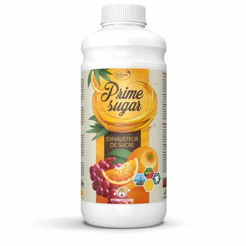 HYDROPASSION Prime Sugar – Stimulateur de Floraison Organo-Minéral 1 L – Acides Aminés & Extraits d'Algues