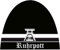 Fanshop Lünen Strickmütze Wintermütze Ruhrpott schwarz Beanie mit Stick Mütze Fahne Pott Förderturm, Einheitsgröße