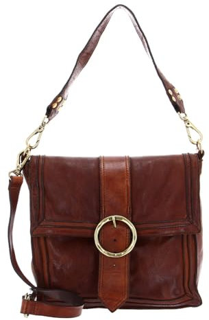 Campomaggi Atlanta - Schultertasche 28 cm cognac