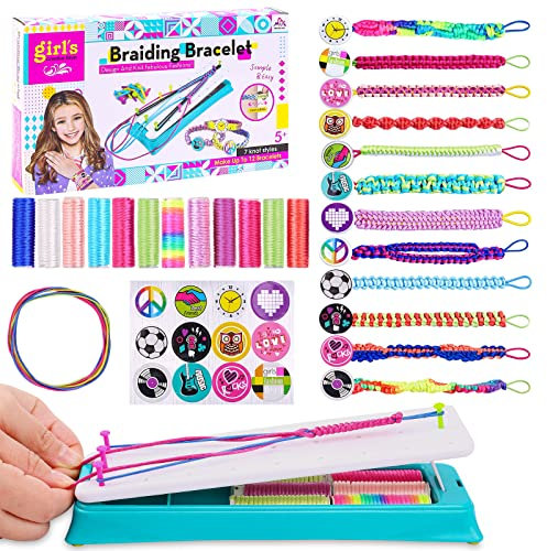 Kqpoinw Freundschaftsbänder Selber Machen, Kinder Armbänder Bastelset Mädchen Geschenke 7 Jahre, Loom Bänder Set für Kinder ab 5 Jahre, Basteln Geschenke