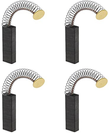 eMagTech 2 Pares de Escobillas de Carbón para Motor de Aspiradora Pieza de Repuesto de Parada Automática 6x10x28mm Compatible con Vorwerk Tiger 250 251 252 Accesorios para Herramientas Eléctricas
