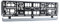 Universal Kennzeichenhalter silber