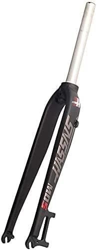 Fourche à Suspension Fourche Avant VTT Rigide 26/27.5/29 Frein à Disque Fourche VTT 28.6Mm Fourche Avant Superlight Ultralight Bicycle Gas Shock Absorbs B,26inch