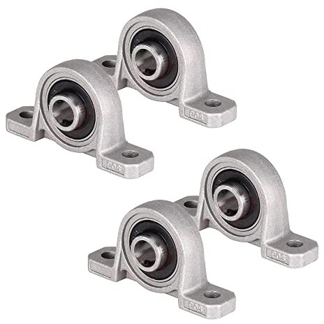Innendurchmesser Kugellager 8mm Automatische Stehlager Support DIY Montierte Lager Vertikal Rillenkugellager 8mm Zinklegierung Wellenlager,Gehäuselager,Flanschlager, Lagerbock(4 Stück)
