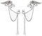 Elfenohren Schmuck Ohrklemme, Ohne Ohrlöcher Set, Damen Fee Ohrringe Ohrclips, für Elben Kostüm Feenkostüme Frauen Halloween Cosplay Kostüm