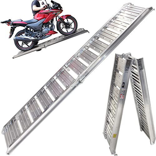 Black Pro Range B5383 Aluminium Folding Motorcycle Loading Ramp