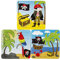 BEMIRO 3er Set Piraten Puzzle für Kinder - 16 Teile