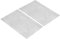 PATIKIL 300x200mm 304 Inoxidable Acero Perforada Chapa, 2uds 8 Agujero 19GA Expandido Metal Malla Placa Pantalla Decorativas Mallas para Ventilación Parrilla Ahumar