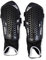 Mitre Aircell, extrem atmungsaktiv, Leichter und zuverlässiger Schienbeinschoner mit Knöchelschutz Fußball-Schienbeinschoner für Unisex Erwachsene, Schwarz/Weiß, M