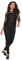 M&Co Womens Long Sleeve Lace Blouse - Women's Black