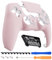 eXtremeRate Luna Coque pour ps5 Manette BDM-010/020/030/040/050,Façade Redessinée Remplacement avec Pavé Tactile pour ps5 Manette-Rose