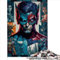 Adult Vintage Superhero Poster Puzzle - 1000 Piece Cardboard Set for Ages 12+ - Size 26x38cm