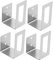 OUNONA Stainless Steel Pot Lid Rack Kitchen Tool Rack Set Pot Cover Holder Chopping Board Storage Modern Design