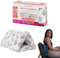 Brookstone HUG'ZZZ Soft Pillow | Microwaveable Gel Pack for Warming Sensation, Comfort & Support | Flexible Fold, Roll, or Wedge Pillow for Cozy Support | Perfect Sitting, Napping, or Hugging Pillow
