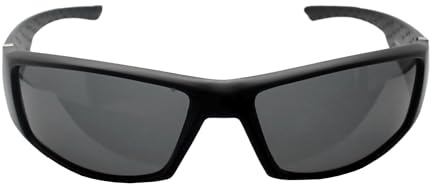 Rennec Sport Sonnenbrille Sportbrille Polarisiert Schwarz Matt Damen Herren Sportlich Schmale Anglerbrille Bikerbrille Radbrille Schnelle Brille