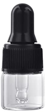 1ml/2ml/3ml Refillable Clear Empty Glass Dropper Bottle Protable Travel Liquid Dispenser For Essential Oil Eye Drop