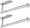 Gewtur Küchenrollenhalter, Selbstklebend Küchenrollenhalter Wand, Edelstahl Küchenrollenhalter für Alle Küchenpapier (Silber, 2 Stück)