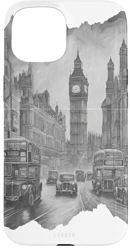 Hülle für iPhone 15 London UK England - Reisen in die Vintage-Welt