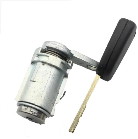 LadyCent Cylindre Serrure pour Peugeot 307, Cylindre de Serrure de Porte Gauche, Cylindre de Serrure de Porte Automatique avec 1 clé 9170R5