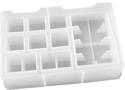 Anneome Diy-form Lippenstift-box-form Aufbewahrungsbox- Bastel-diy- Silikon Für Epoxidharz Harz Kristall Leicht Und Langlebig Einfach Zu Verwenden Zu Reinigen Und Aufzubewahren