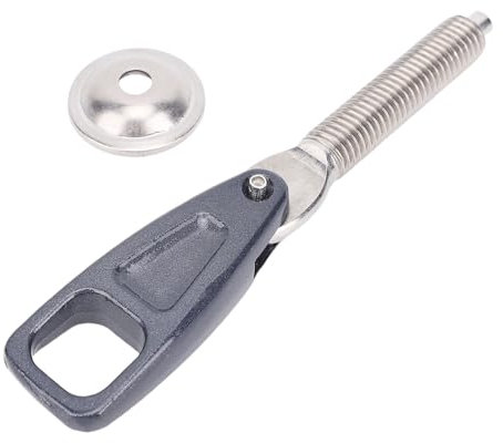 EMUKOEP Transom Clamp Screw Handle Assembly 663 43118 01 4D Aluminum Alloy Stainless Steel Replacement for 40 Horsepower E40G Outboard Motor