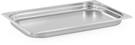 TECHNICA Mjusk Behälter GN 1/1 40 mm aus Edelstahl | Gastro Container stapelbar - Edelstahlwanne Küche - Hitzebeständig -40 °C bis 300 °C - Spülmaschinenfest