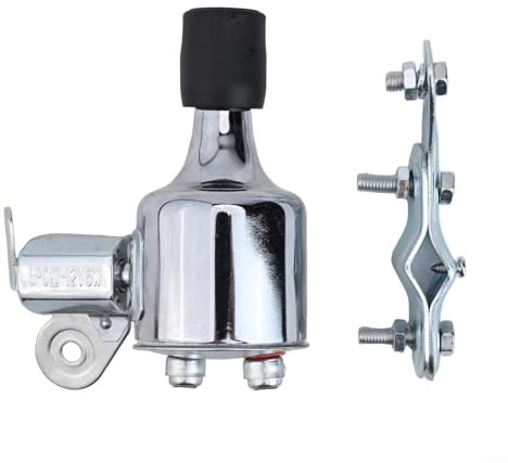 Yhenlovtt Generator für Dynamo-Lichter, 12 V, 6 W, Wechselstrom, mit Reibungsleistung für Mountainbikes, Kopf- und Heckausgang, Schwarz