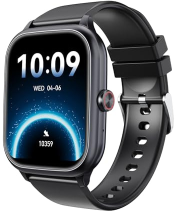 OUKITEL GPS Smart Watch for Men Women, 1.85 HD Smartwatch(Answer/Make Call), Fitness Tracker with 120+ Sports Modes, IP68 Waterproof, Heart Rate/Sleep/Spo2 Monitor/Pedometer, Watch for Android iOS