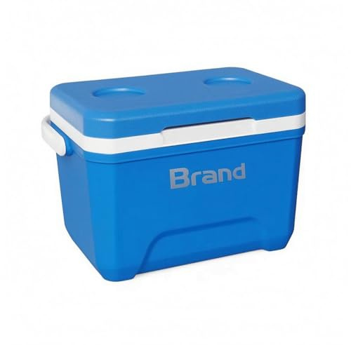 MERIGLARE Glacière Isotherme Boîte Réfrigérante Coffre à Glace Conteneur de Transport à Corps Rigide Verrou Frontal et Bloc de Glace 500ml pour Maintenir Trois