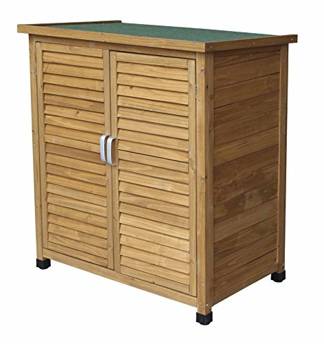Wooden Garden Shed with Shelf - 870 x 565 x 950 mm
