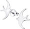 Laimons Damen-Ohrstecker Damenschmuck Vogel Schwalbe glanz Sterling Silber 925