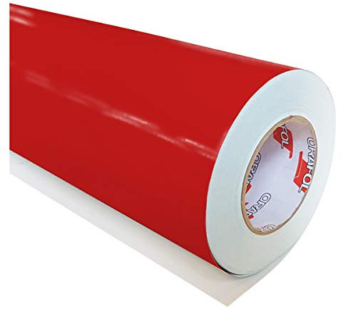 Klebefolie 621 - Farbnummer 031 - Rot 5m x 63 - Möbelfolie - Plotterfolie- selbstklebend