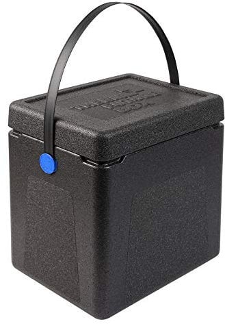 Thermo Future Box Transport-und Isolierbox, EPP (expandiertes Polypropylen), Schwarz/Blau, innen 300 x 220 x 310 mm