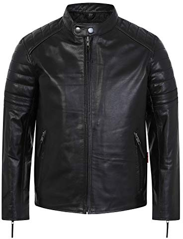 Skintan Boys Real Leather Biker Jacket - Recon